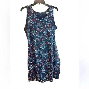 COLUMBIA Women's Size S PFG Freezer 3 III 4th of July America Merica Tank Dress